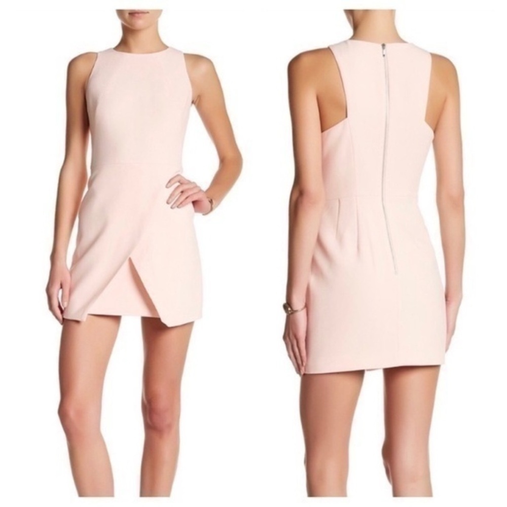 Keepsake the Label Pale pink envelope hem sleeveless Sheath Dress size XS